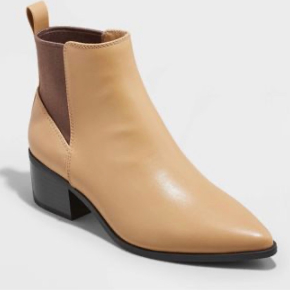 A new day -Gwen Tan, Low Shaft, Pull On, 2” Heeled Boots with memory foa…